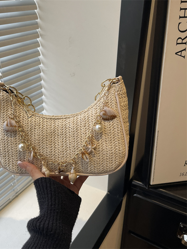 Women'S Young Bags - Модная плетеная из соломы сумка с