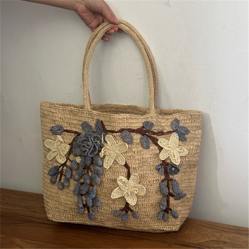 Новая плетеная сумка-тоут из р – обзор и цена Women'S Raffia Bags